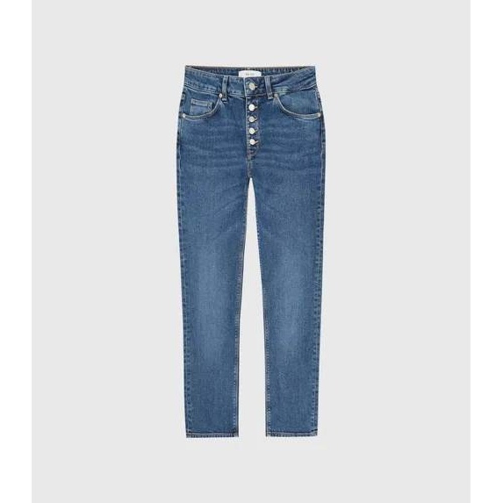REISS‎ Bailey Mid Rise Straight Jeans Size 27